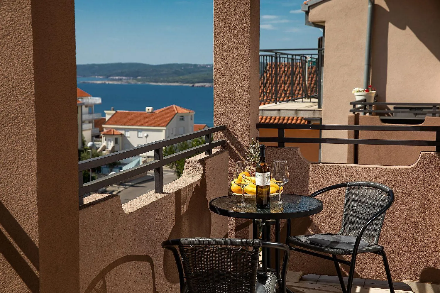 Charmantes Studio Mit Meerblick, Bikes, Babybett, Grill Crikvenica